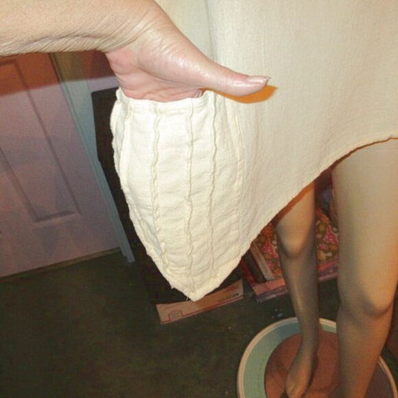 Oh My Gauze Polly Asymmetrical Top Size XXL 3 Tunic Pocket Butter Yellow Lagom - Picture 3 of 11